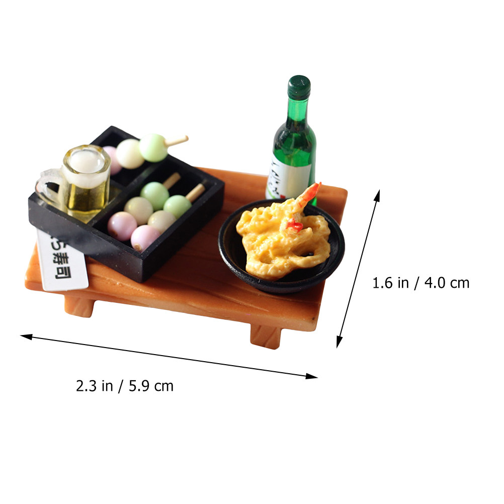 3Pcs Mini Sushi Realistic Deco - Japanese Lifestyle In Japanese บทวิจารณ์และราคา