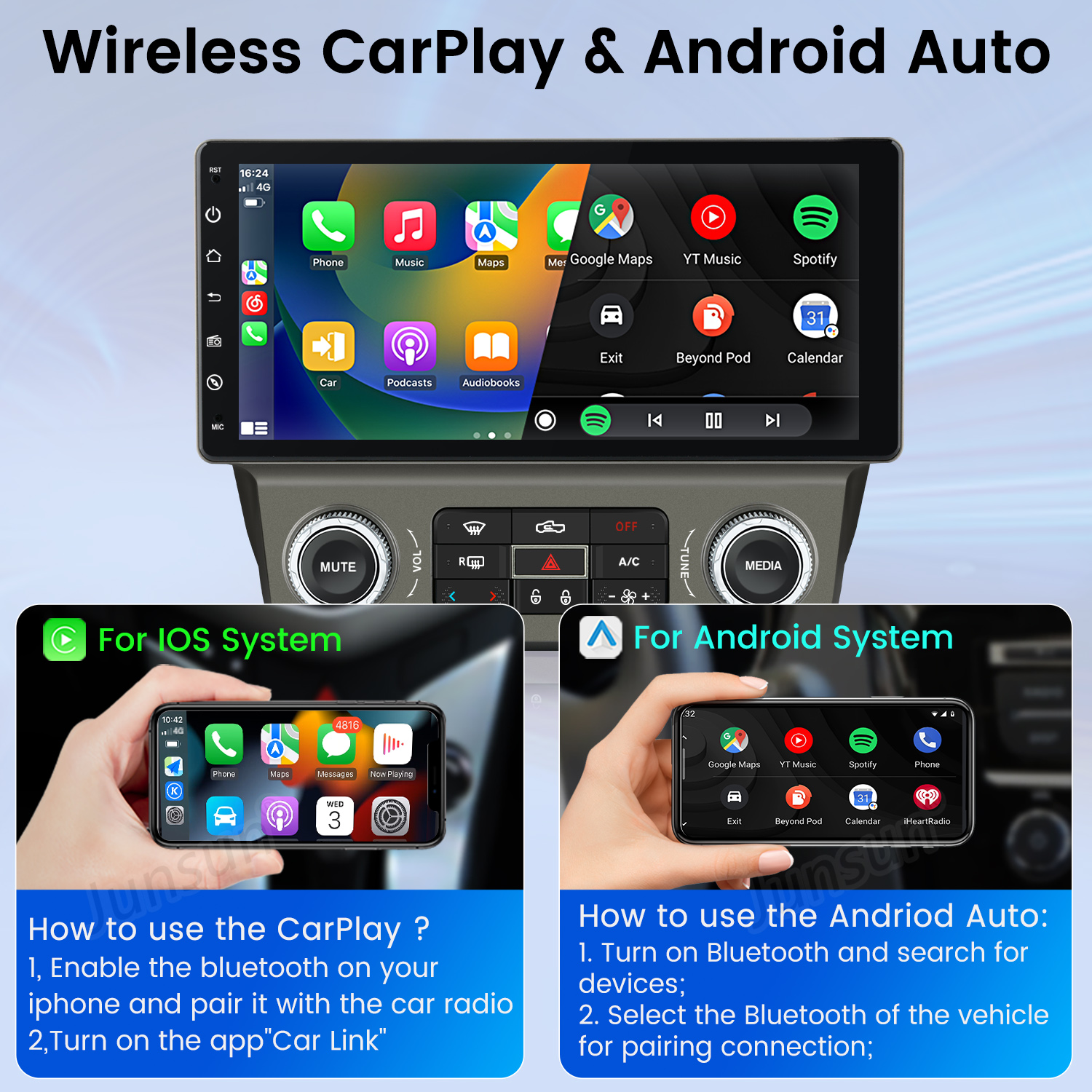 Junsun AI Voice Car Stereo Rad - Japanese Car Lifestyle บทวิจารณ์และราคา