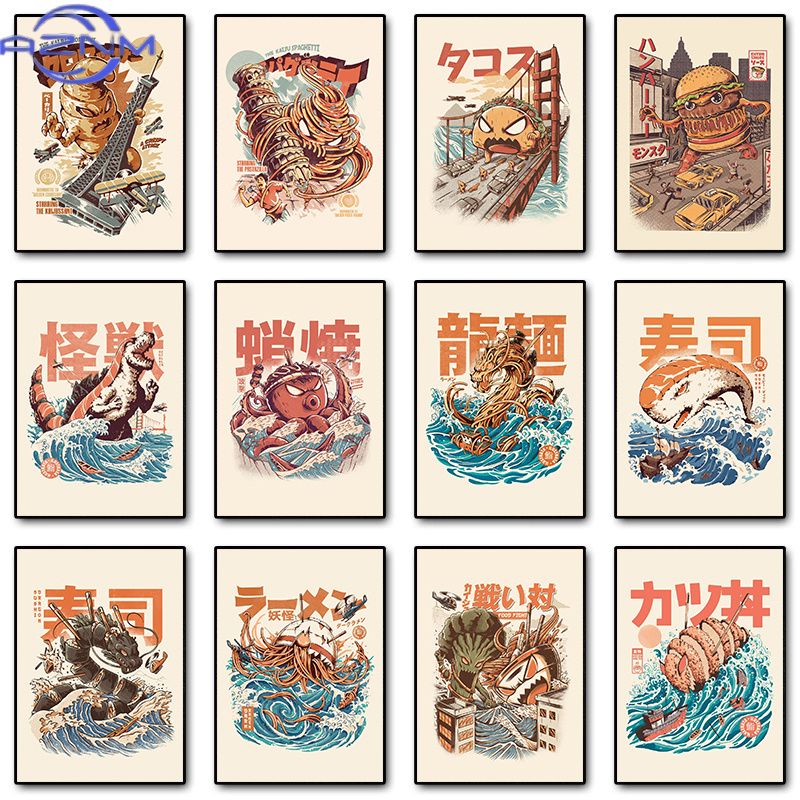 AZNM Japanese Kaijus Food Sush - Japanese Lifestyle Home บทวิจารณ์และราคา