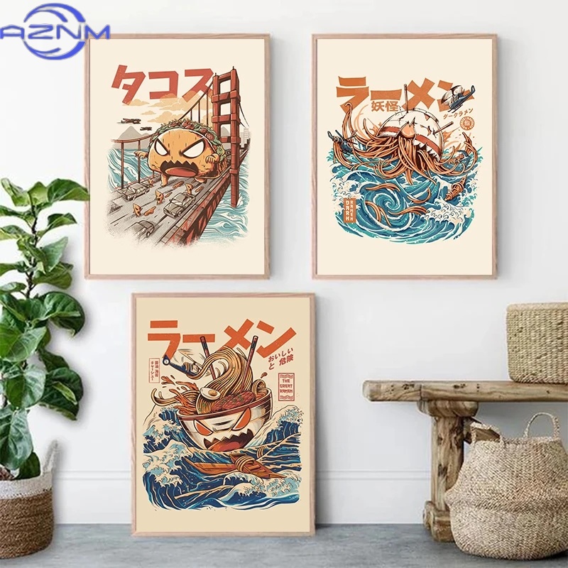 AZNM Japanese Kaijus Food Sush - Japanese Lifestyle Home บทวิจารณ์และราคา
