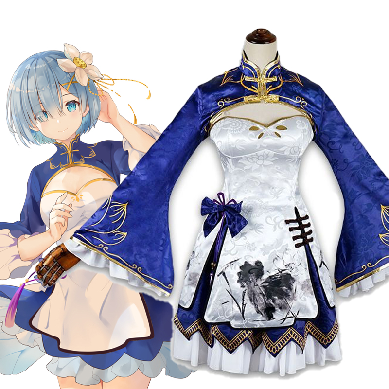 Rem Ram Cosplay Cheongsam Anim - Japanese Lifestyle Anime บทวิจารณ์และราคา