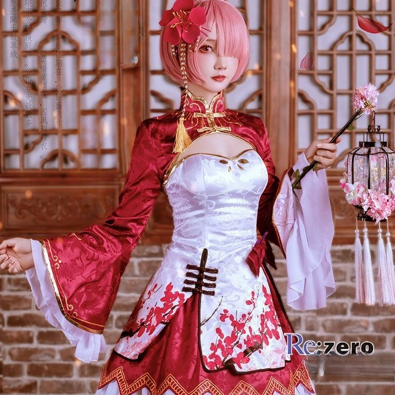 Rem Ram Cosplay Cheongsam Anim - Japanese Lifestyle Anime บทวิจารณ์และราคา