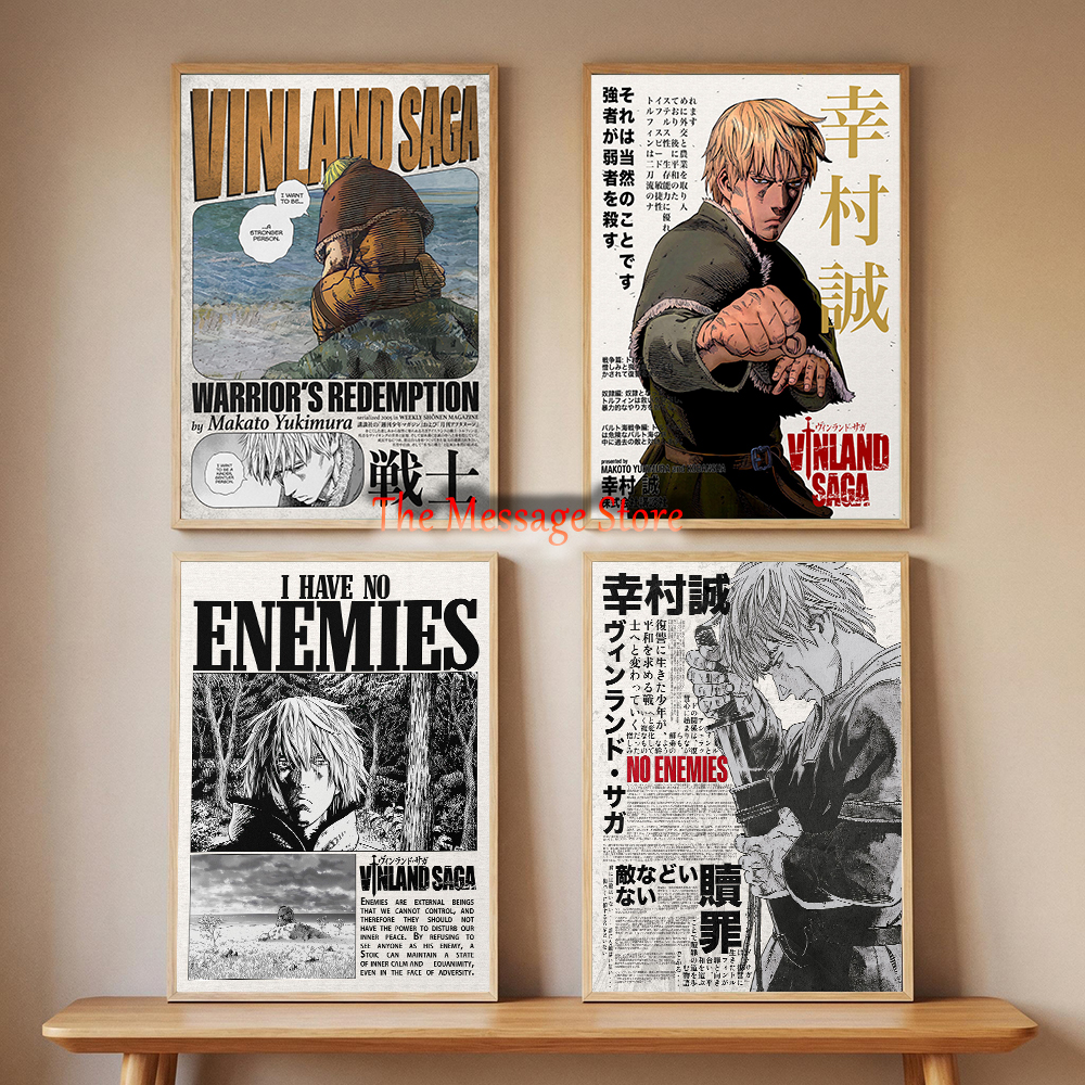 Vinland Saga Anime Manga Poste - Japanese Lifestyle Anime บทวิจารณ์และราคา
