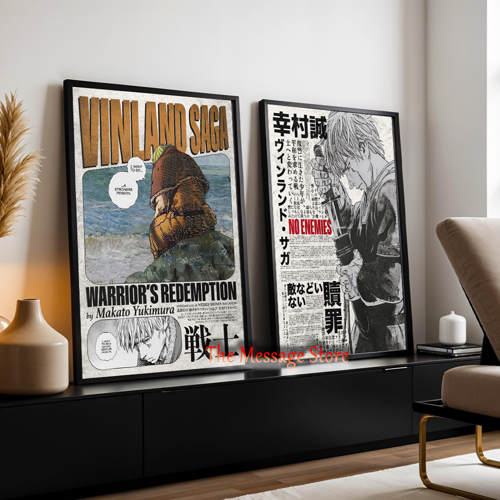 Vinland Saga Anime Manga Poste - Japanese Lifestyle Anime บทวิจารณ์และราคา