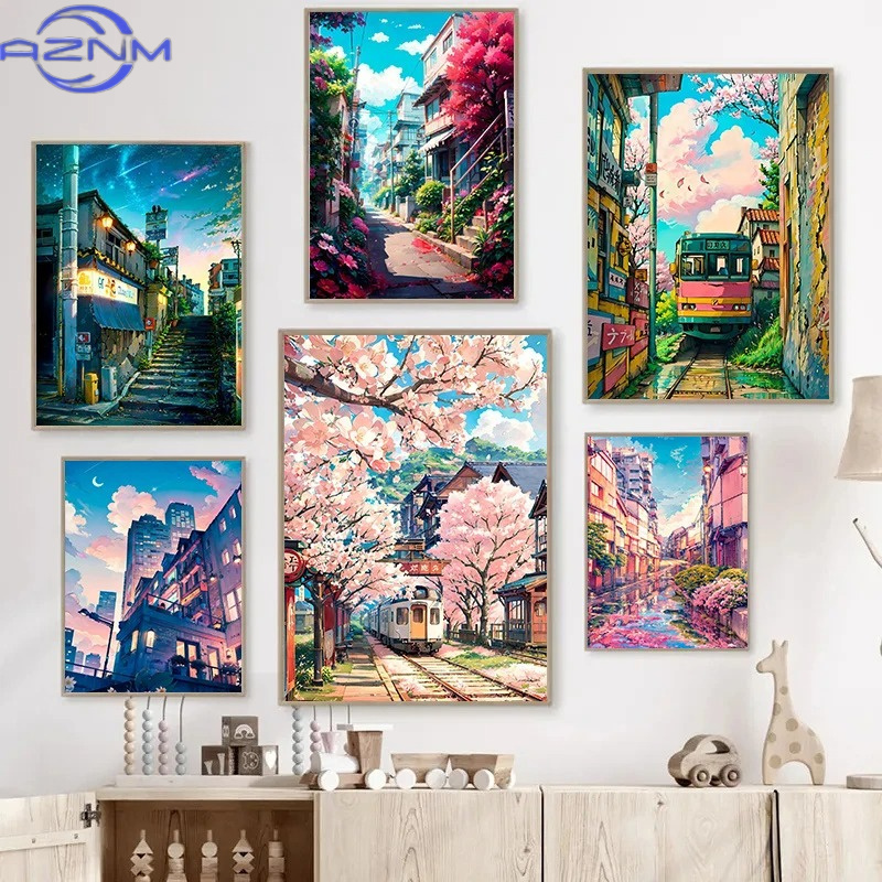 AZNM Japanese Street Scenery C - Japanese Lifestyle Home บทวิจารณ์และราคา