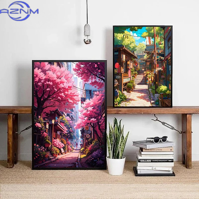 AZNM Japanese Street Scenery C - Japanese Lifestyle Home บทวิจารณ์และราคา