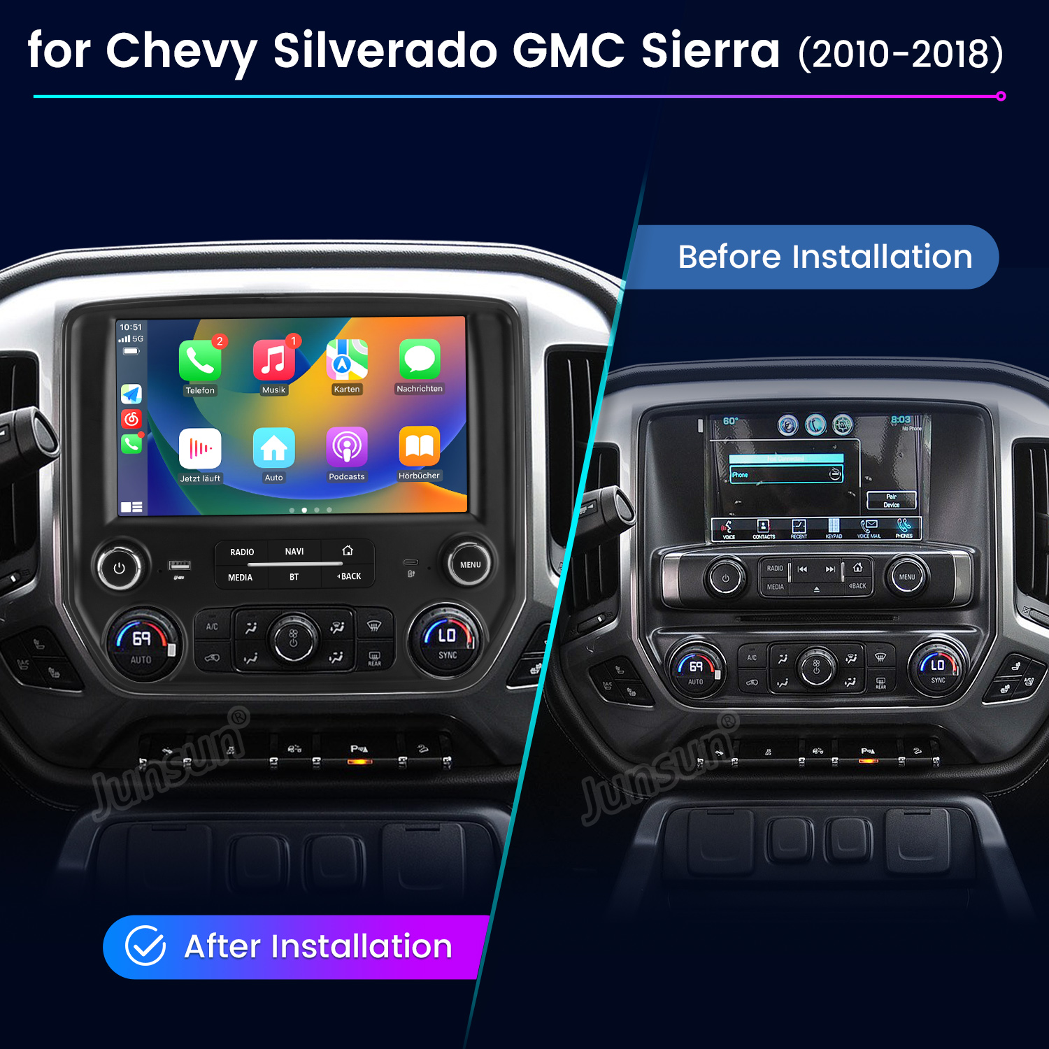 Junsun AI Voice Car Stereo Rad - Japanese Car Lifestyle บทวิจารณ์และราคา